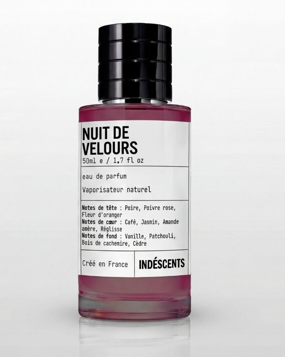 Flacon Nuit de Velours Indéscents, eau de parfum prune inspirée d'Yves Saint Laurent Black Opium